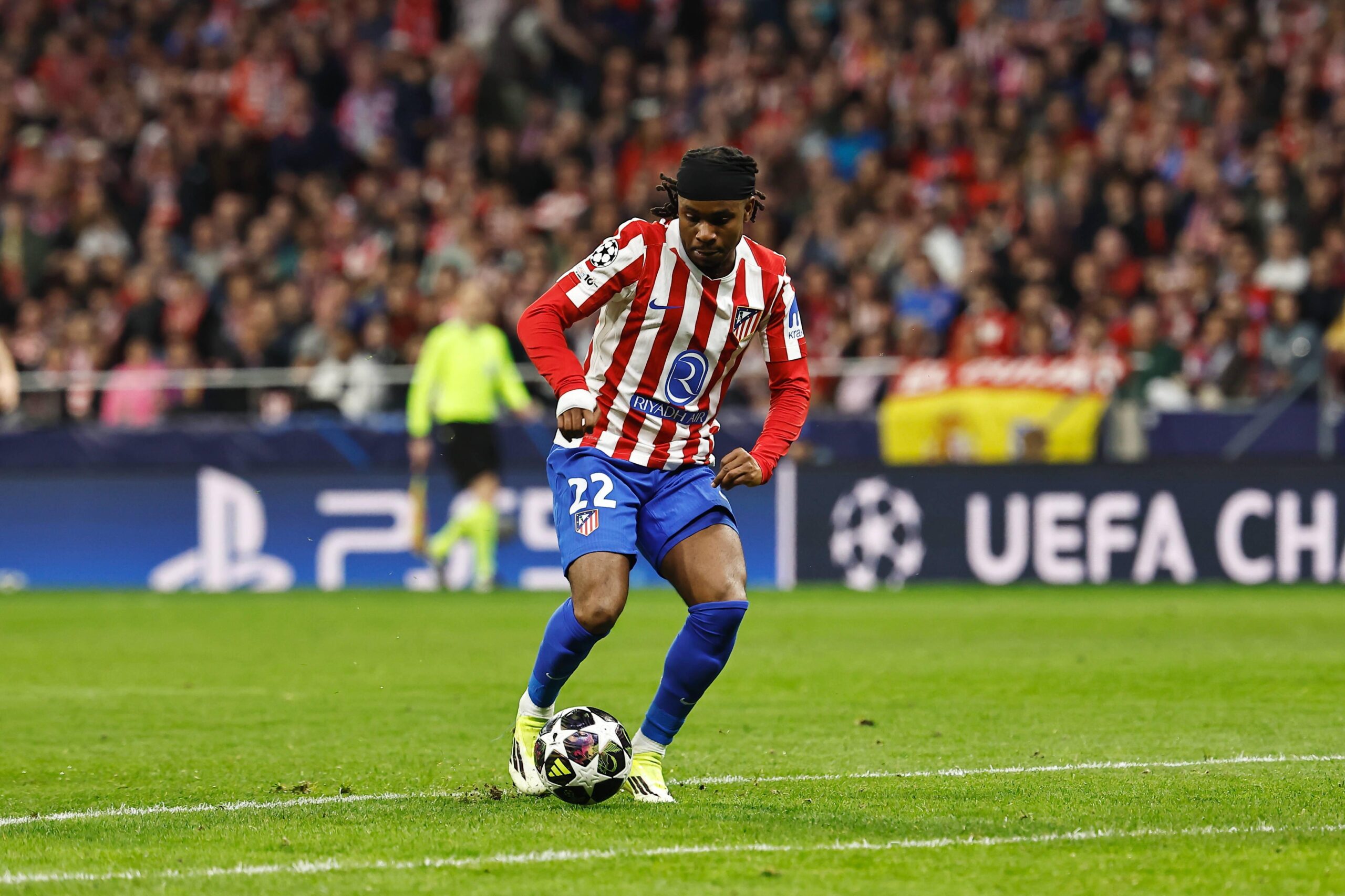 Lookman Arsenal vs Atletico Madrid Champions League semi final action