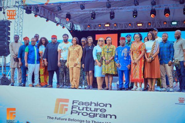 Aba fashion graduates showcasing made in Aba clothing Nigeria