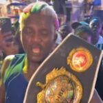 Portable after surviving a minor car accident in Ogun State