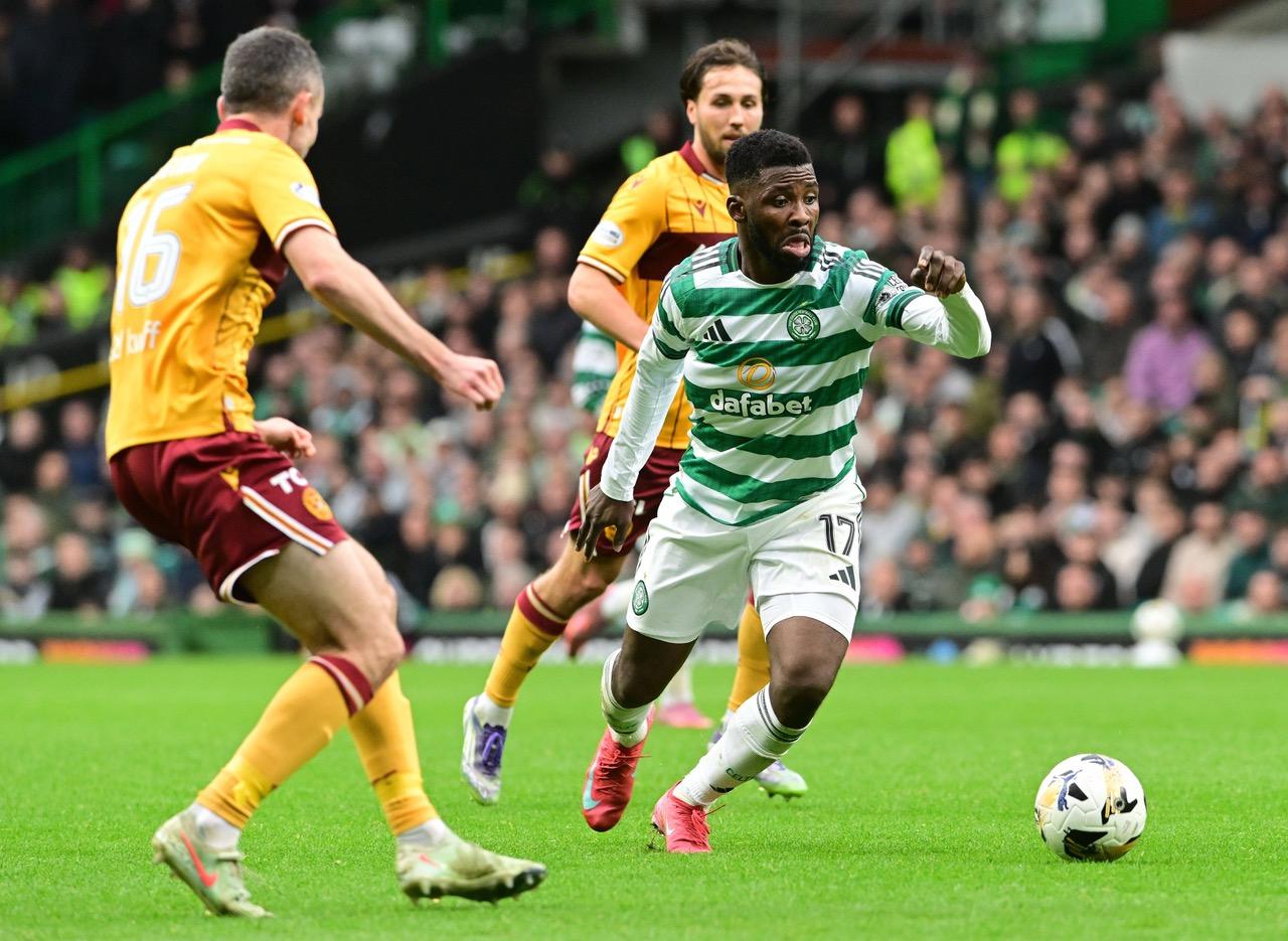 Kelechi Iheanacho Celtic performance action shot