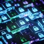 Cybersecurity concept showing risks of online abuse networks