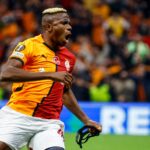 Victor Osimhen celebrates for Galatasaray