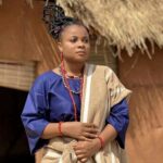 Bimbo Ademoye confronting area boys during Lagos movie shoot