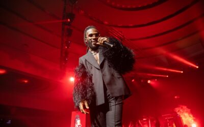 Cubana Chief Priest speaking during an interview about his feud with Burna Boy