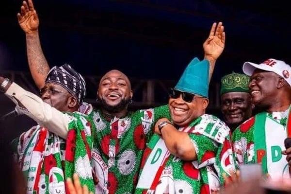 Davido reacts to Oyetola ahead of Osun election