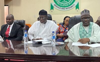 Nigerian students during JAMB CBT examination for university admission
