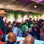 Peter Obi at NDC convention after emerging presidential candidate for the 2027 election