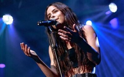 Lena Meyer-Landrut performing live on stage