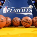 NBA Finals playoff basketball action