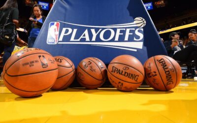 NBA Finals playoff basketball action
