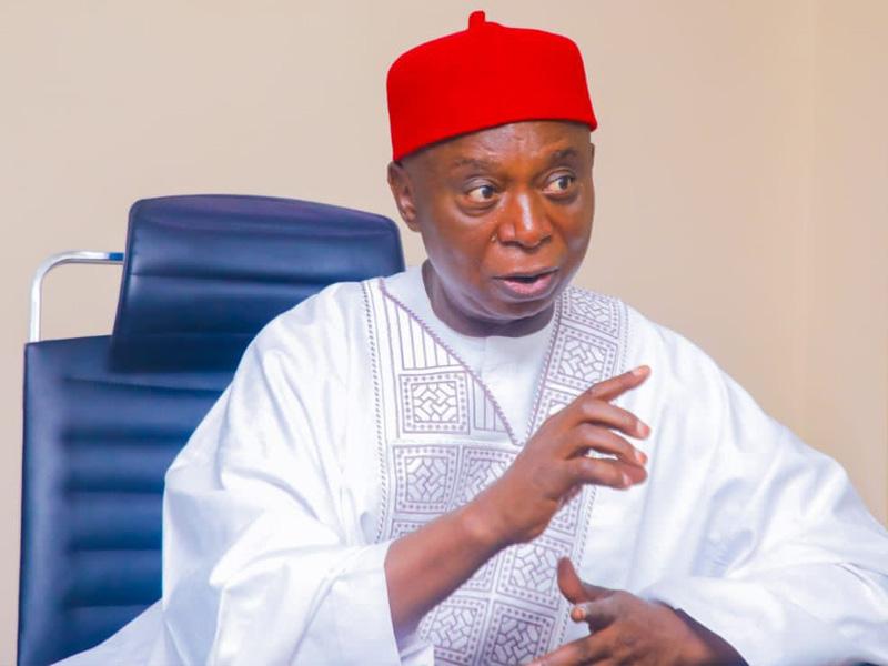 Senator Ned Nwoko and former Governor Ifeanyi Okowa amid dispute over Delta North APC senatorial primary results.