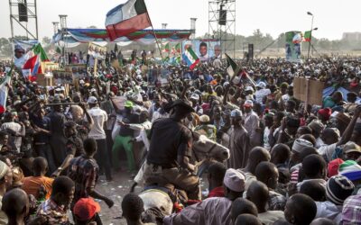 APC supporters and political stakeholders during disputed Niger State primary elections ahead of the 2027 general elections