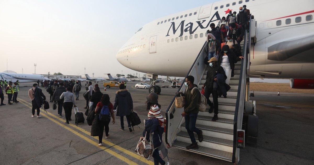 Young Nigerian students studying abroad at an international university campus