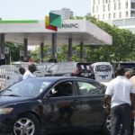 Fuel station queue in Nigeria amid petrol price increase