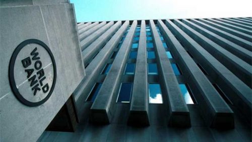 Nigerian government officials during World Bank loan discussions