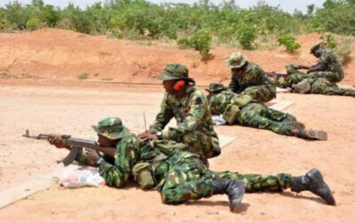 Nigerian Army troops during anti-terror operation in Sokoto State