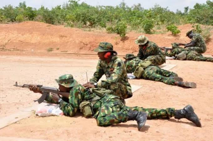 Nigerian Army troops during anti-terror operation in Sokoto State