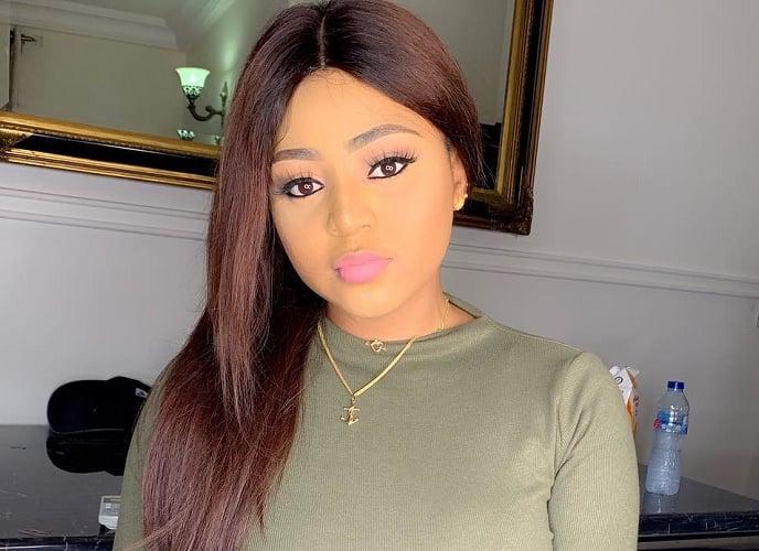 Regina Daniels speaking during a livestream about marriage and family plans