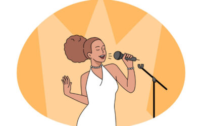 Editorial illustration of Tyla celebrating her victory at the 2026 American Music Awards