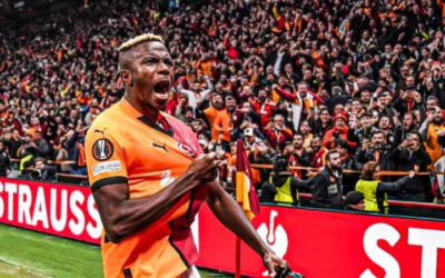 Victor Osimhen in Galatasaray jersey amid Chelsea transfer speculation and €150m valuation