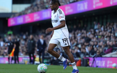 Samuel Chukwueze during a football match amid uncertainty over his AC Milan future