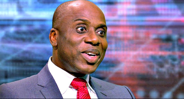Rotimi Amaechi during an interview discussing corruption, transparency and Nigerian politics