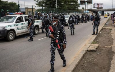 Security operatives on patrol amid rising fears in Lagos and South West Nigeria