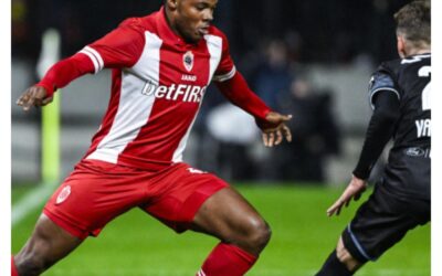 Late Nigerian winger Victor Udoh during his time at Southampton academy and Royal Antwerp