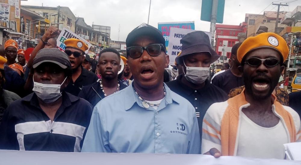 Omoyele Sowore speaks after court orders his remand at Kuje Correctional Centre