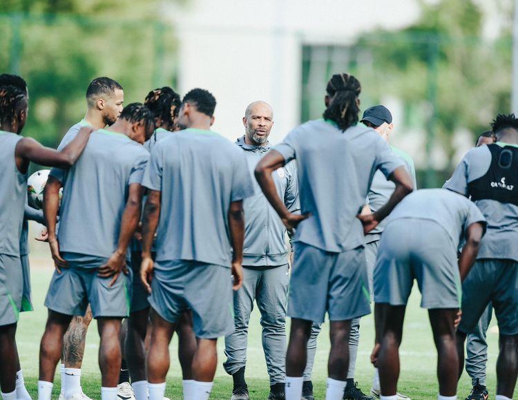 Super Eagles players training in London ahead of Unity Cup 2026