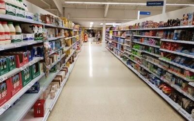 Tesco supermarket shopping experience in the UK
