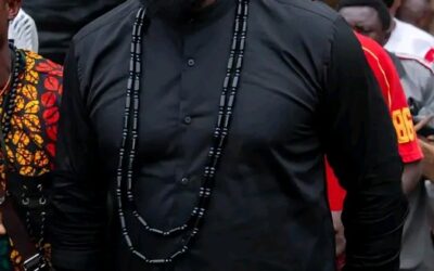 Yul Edochie speaking during an interview that sparked online debate about relationships and marriage