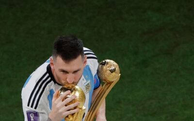 Lionel Messi prepares to break World Cup records during Argentina match