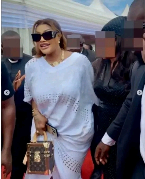 Angela Okorie speaks about burning outfit worn to Alex Ekubo burial