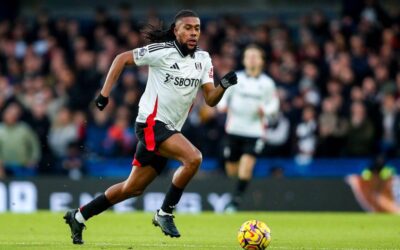 Alex Iwobi playing for Nigeria as he prepares for his 100th Super Eagles appearance