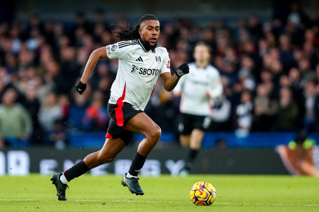 Alex Iwobi playing for Nigeria as he prepares for his 100th Super Eagles appearance