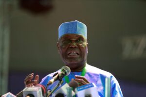 Atiku Abubakar criticising President Tinubu over response to kidnapped Oyo schoolchildren crisis