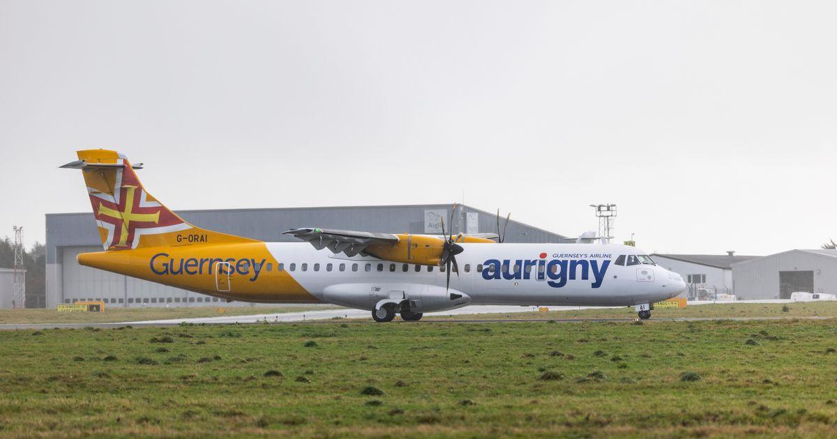 Aurigny passenger aircraft diverted to Southampton after a windscreen crack prompted an emergency landing.