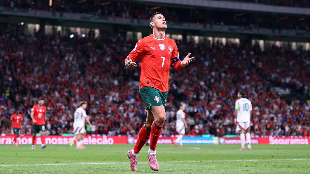 Cristiano Ronaldo training with Portugal ahead of the 2026 FIFA World Cup.