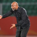 Eric Chelle coaching Super Eagles players during training session with new call-ups