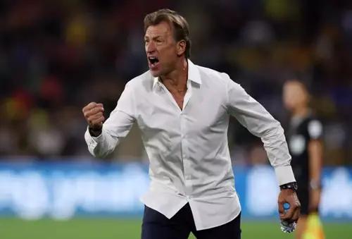 Football coach Herve Renard during a match.