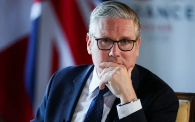 Keir Starmer announces resignation as UK Prime Minister outside Downing Street