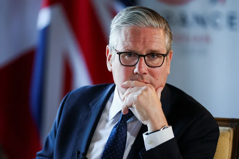 Keir Starmer announces resignation as UK Prime Minister outside Downing Street