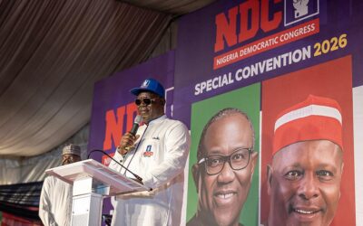 Habibu Mailemo speaking during an interview about NDC preparations for the 2027 elections.