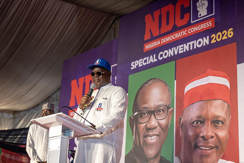 Habibu Mailemo speaking during an interview about NDC preparations for the 2027 elections.