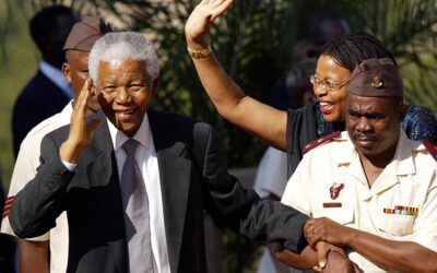 Nelson Mandela South African leader and anti-apartheid icon