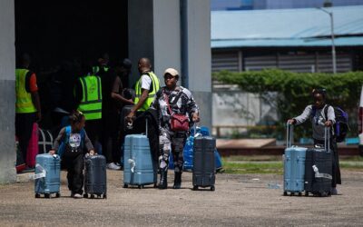 Nigerian citizens arrive in Lagos after government evacuation from South Africa