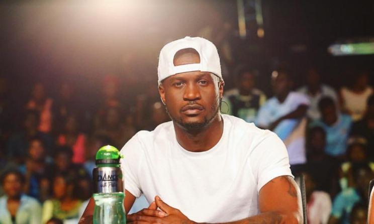 Nigerian singer Peter Okoye speaking during an interview about governance and national development.