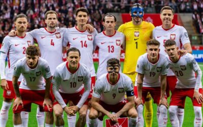Poland defender Przemysław Wiśniewski reacts after the 2-2 draw against Nigeria.