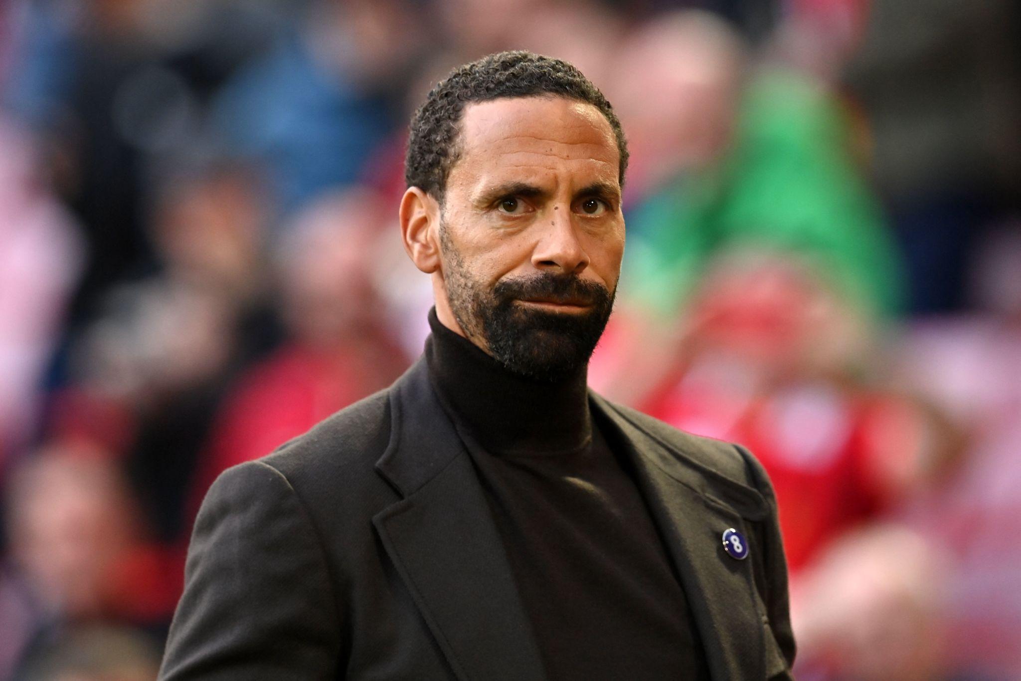 Former England defender Rio Ferdinand discussing Spain's chances of winning the 2026 FIFA World Cup.